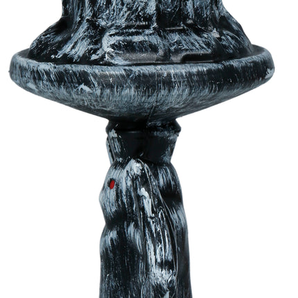 Halloween-lysestage med lampe, 26 cm