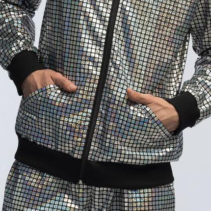 Træningsdragt Disco Diamond Dude sølv