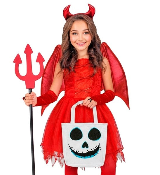 »Trick or Treat«-taske med spøgelsesmotiv