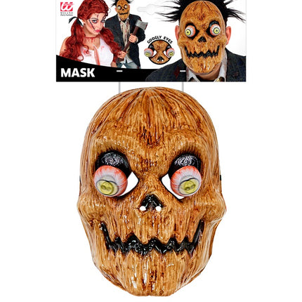 MASKE MED BEVÆGELIGE ØJNE GRÆSKAR