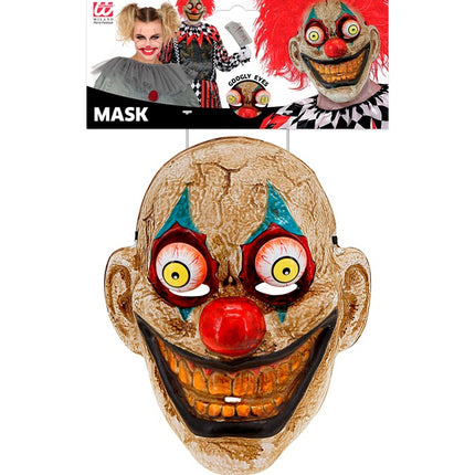 MASKE MED VAKLENDE ØJNE KLOVN