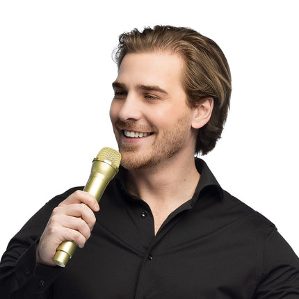 Mikrofon deluxe guld