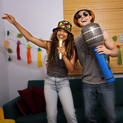 Mikrofon deluxe guld