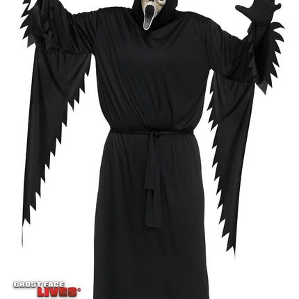 Halloween-kostume: Sort spøgelse