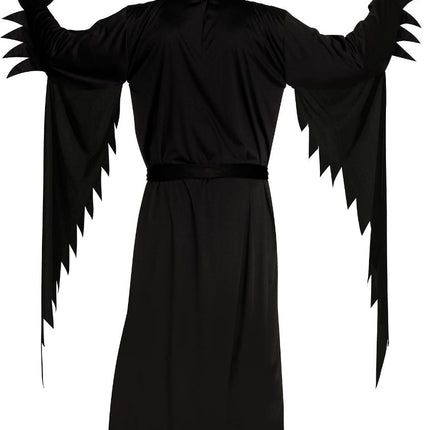 Halloween-kostume: Sort spøgelse