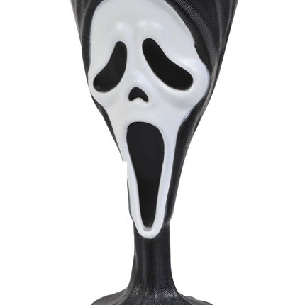 Halloween-krus, sort-hvidt spøgelse