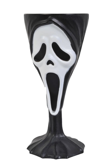 Halloween-krus, sort-hvidt spøgelse