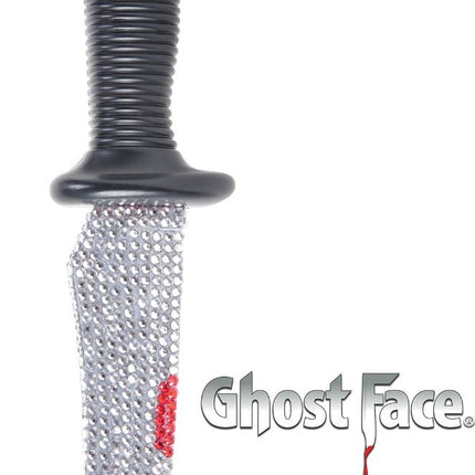 Halloween-legetøjskniv med glitter, 26 cm