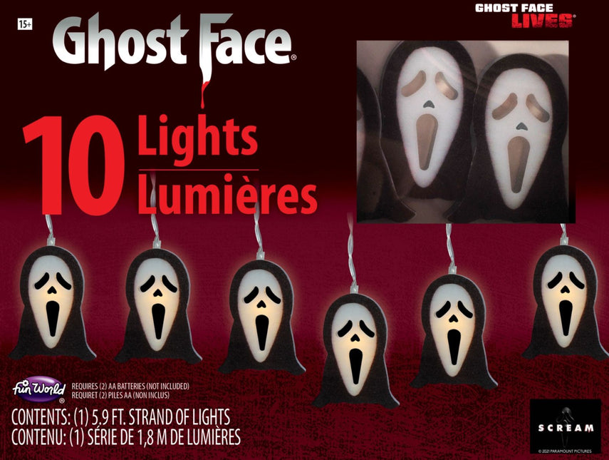 Ghostface LED-lys 1,8 m