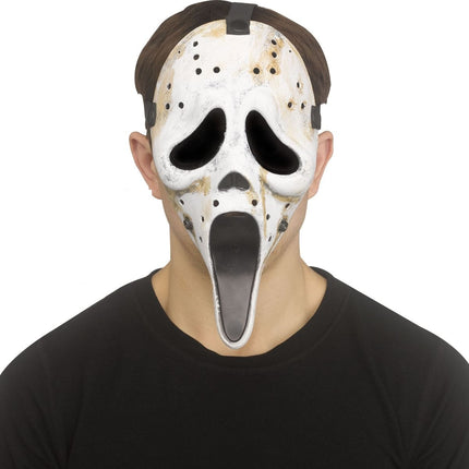 Ghostface-maske, slidt