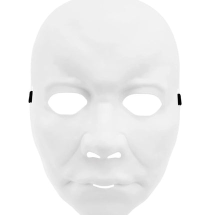 MASKE TIL MÆND – HÅRD PLAST, HVID