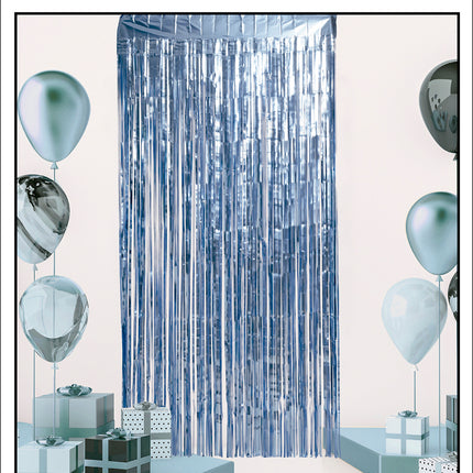 Blå dørforhængsmåtte 2m