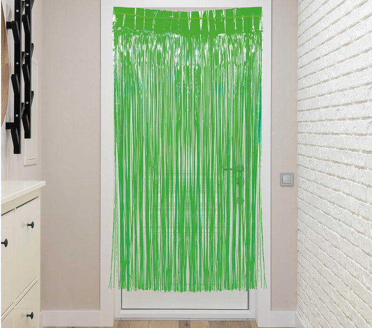 Grønt dørforhæng 2m