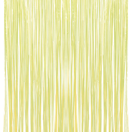 Gult dørforhæng 2m