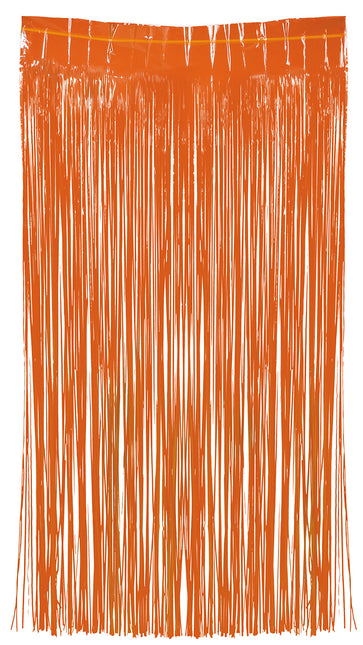 Orange dørforhæng 2m