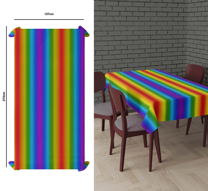 Farvet dug Metallic 2,74 m