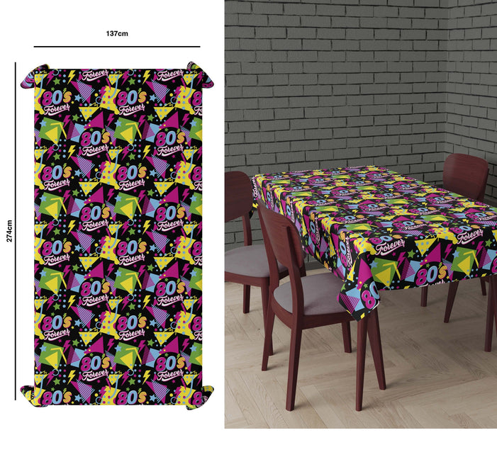 Neon 80S Tafelkleed 2,74m