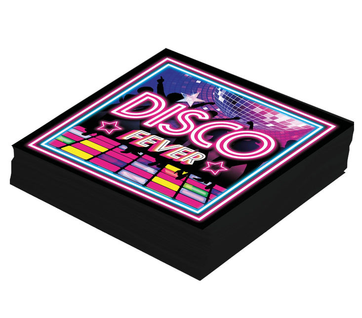 Disco 70S Servietter 33 cm 12 stk
