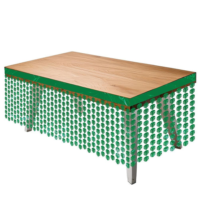 Hawaii Tafelkleed Groen Palmbladeren 4m