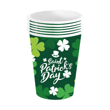 Patrick's Day-kopper 240 ml 6 stk
