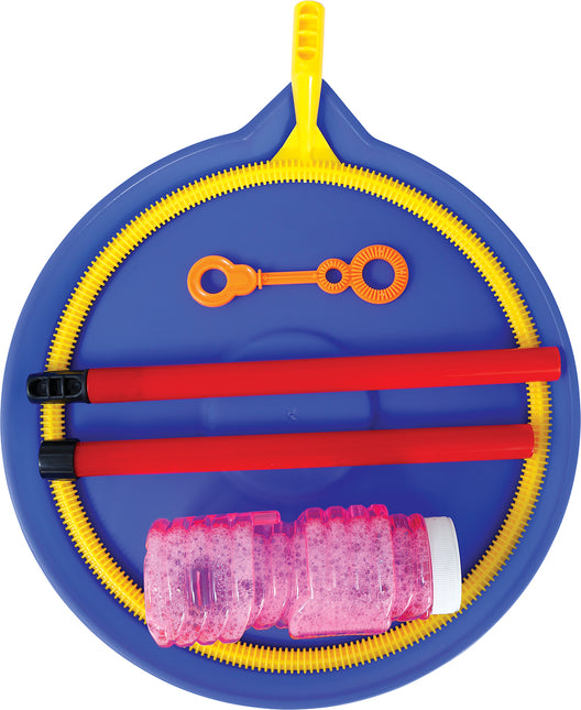 Farvet bobleblæser-stick 6 stk