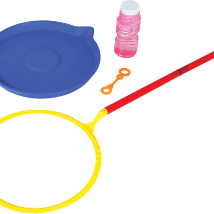 Farvet bobleblæser-stick 6 stk