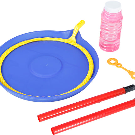 Farvet bobleblæser-stick 6 stk