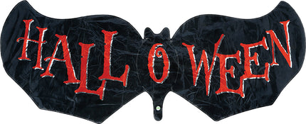 Halloween-folieballon med flagermus, tom, 1 m