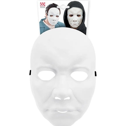 MASKE TIL MÆND – HÅRD PLAST, HVID