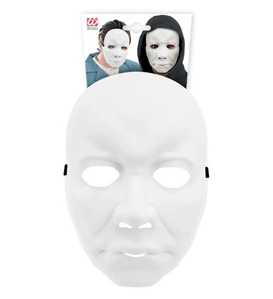 Hvid Mime-ansigtsmaske