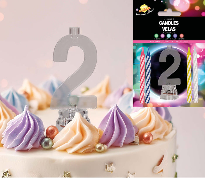 Lysestage 2 år Led 13cm