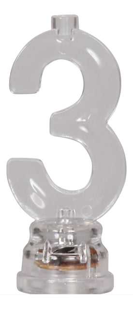 Lysestage 3 år Led 13cm