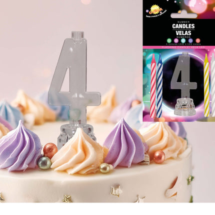 Lysestage 4 år Led 13cm