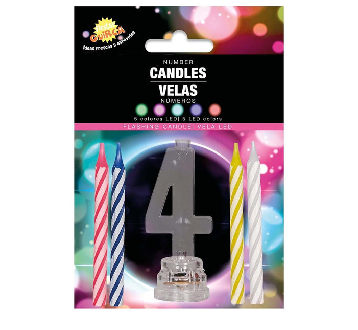 Lysestage 4 år Led 13cm