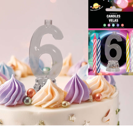 Lysestage 6 år Led 13cm