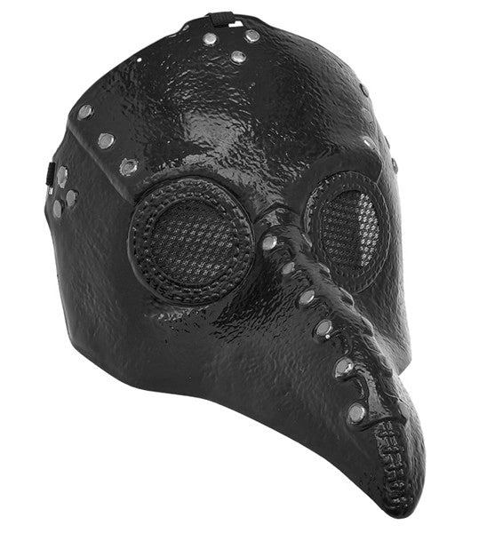 Halloween-maske som pestlæge