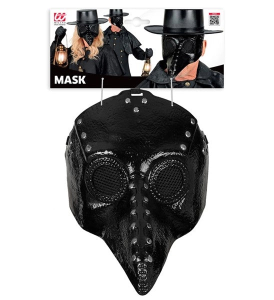 Halloween-maske som pestlæge