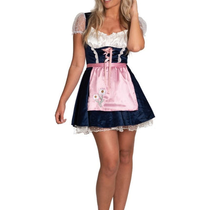 Blå Dirndl-kjole til Oktoberfest – Lily