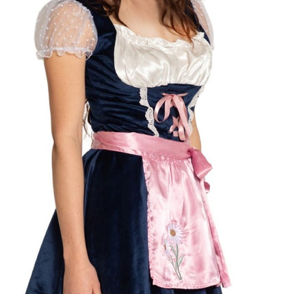 Blå Dirndl-kjole til Oktoberfest – Lily