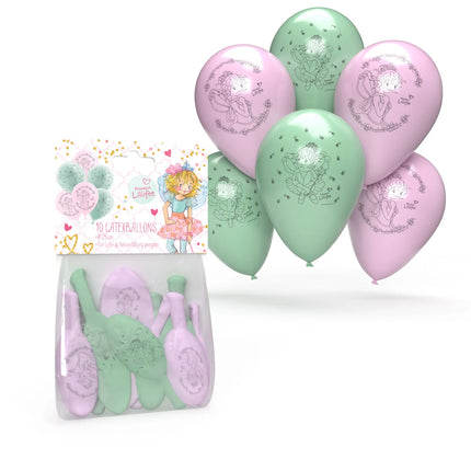 Prinsesse Lillifee-balloner, 25 cm, 10 stk.