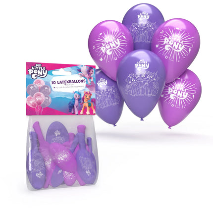 My Little Pony-balloner, 25 cm, 10 stk.