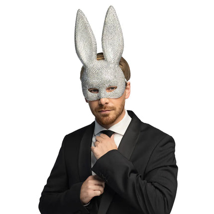 Halvmaske Bunny diamant