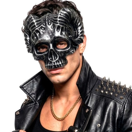 RAM-MASKE MED DØDSHOVED - HÅRD PLAST