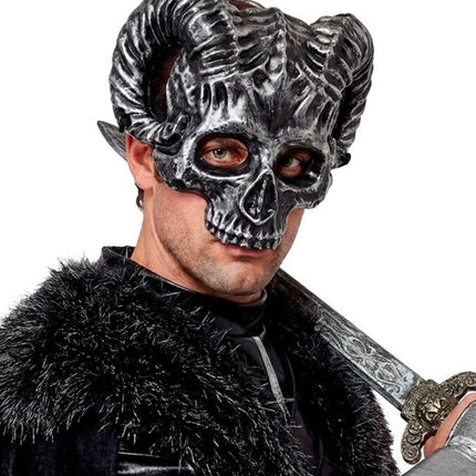 RAM-MASKE MED DØDSHOVED - HÅRD PLAST