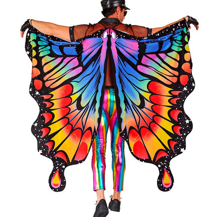 Sommerfuglevinger regnbue 175x140cm