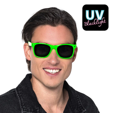 Festbriller Pop, neongrøn, UV