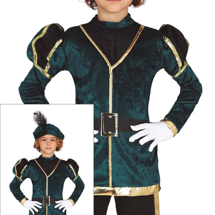 Pietenpak Kind Grøn/Guld