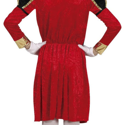 Pietenpak kjole barn rød/guld