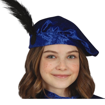 Pietenpak kjole barn blå/guld