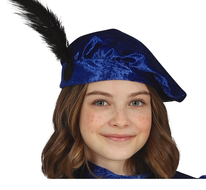 Pietenpak kjole barn blå/guld